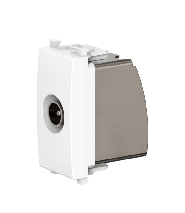 Розетка антенная TV CADUCEUS ALING EXPERIENCE для скрытой проводки, проходная, модульная