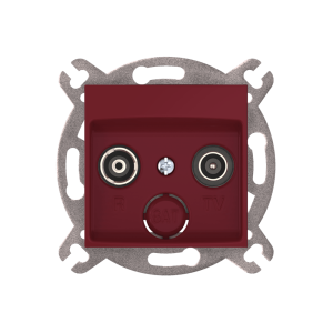 Розетка скрытой установки CADUCEUS ALING PRESTIGE антенная TV/FM, проходная, механизм