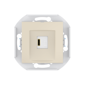 Розетка скрытой установки CADUCEUS ALING PRESTIGE USB, тип С, для зарядки, 1-го устройства, 3А, 5В=, 250В~, механизм