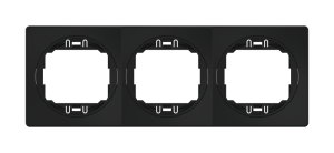 Рамка декоративная CADUCEUS ALING EON, трёхместная, горизонтальная