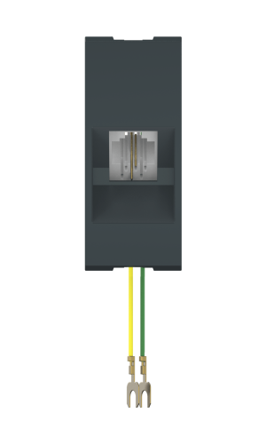 Встраиваемая модульная телефонная розетка CADUCEUS ALING MODE RJ12 6P2C, механизм