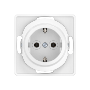 Механизм встраиваемой розетки CADUCEUS ALING EON с пластиковым основанием, с заземлением, без шторок, 16А, 250В~