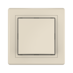 Выключатель скрытой установки CADUCEUS ALING PRESTIGE двухполюсный, одноклавишный, 10АХ, 250В~