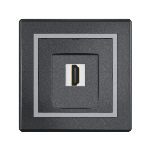 Розетка скрытой установки CADUCEUS ALING PRESTIGE с модулем Keystone HDMI тип A-A