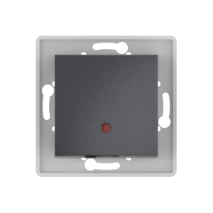 Выключатель скрытой установки CADUCEUS ALING PRESTIGE одноклавишный, с индикацией при включении, 16АХ, 250В~, механизм