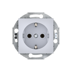 Механизм встраиваемой розетки CADUCEUS ALING PRESTIGE с керамическим основанием, с заземлением, без шторок, 16А, 250В~