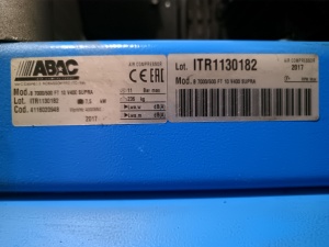 ABAC 7000/500 FT 10 V400 SUPRA