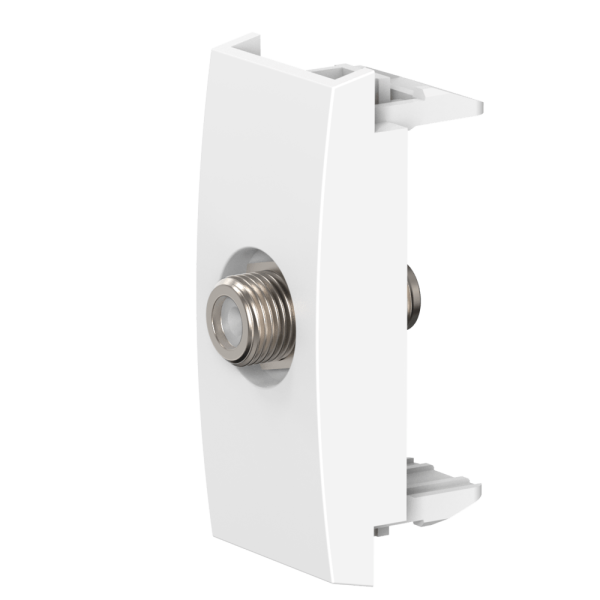 Розетка антенная TV CADUCEUS ALING MODE для скрытой проводки, спутниковая, одиночная модульная, механизм