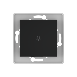 Выключатель скрытой установки CADUCEUS ALING PRESTIGE кнопочный, с символом «Свет», 10АХ, 250В~, механизм