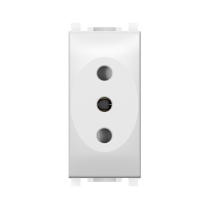 Розетка электрическая антибактериальная CADUCEUS ALING EXPERIENCE для скрытой проводки, модульная, механизм, 10А, 250В~