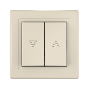 Выключатель скрытой установки CADUCEUS ALING PRESTIGE кнопочный для жалюзи/рольставней, 10А, 250В~