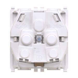 Розетка CADUCEUS ALING EXPERIENCE электрическая, модульная с крышкой, для скрытой проводки, механизм, 16А, 250 В~