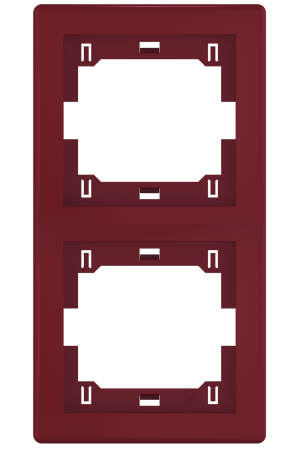 Рамка CADUCEUS ALING PRESTIGE декоративная, двухместная, вертикальная