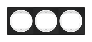 Рамка декоративная CADUCEUS ALING EON, трёхместная, горизонтальная