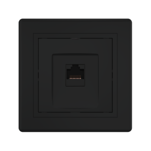 Розетка скрытой установки CADUCEUS ALING PRESTIGE компьютерная с модулем Keystone RJ45 8P8C, cat.6A, UTP