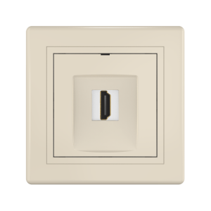 Розетка скрытой установки CADUCEUS ALING PRESTIGE с модулем Keystone HDMI тип A-A