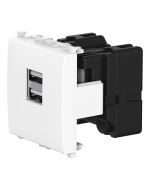 Розетка USB 2.0 тип А CADUCEUS ALING EXPERIENCE для скрытой проводки, для зарядки 2-х устройств