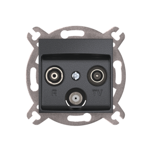 Розетка скрытой установки CADUCEUS ALING PRESTIGE антенная TV/FM/SAT, оконечная, механизм