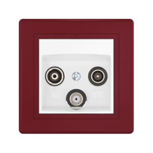 Розетка скрытой установки CADUCEUS ALING PRESTIGE антенная TV/FM/SAT, оконечная