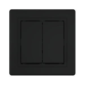 Выключатель скрытой установки CADUCEUS ALING PRESTIGE двухклавишный, проходной, 10АХ, 250В~