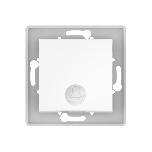 Выключатель скрытой установки CADUCEUS ALING PRESTIGE кнопочный, с символом «Звонок», 10А, 250В~, механизм