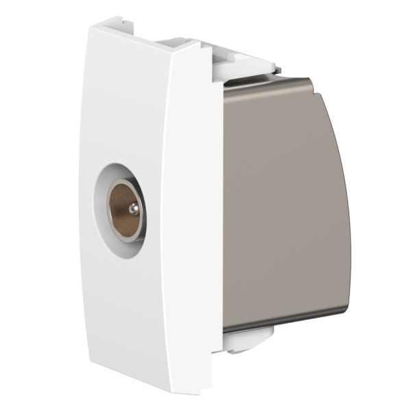 Механизм розетки антенной TV CADUCEUS ALING MODE, встраиваемой, проходной, модульной