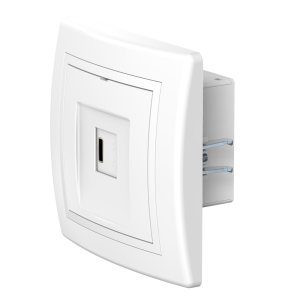 Розетка скрытой установки CADUCEUS ALING PRESTIGE USB, тип С, для зарядки 1-го устройства, 3А, 5В=, 250В~