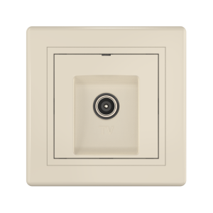 Розетка скрытой установки CADUCEUS ALING PRESTIGE антенная TV, одиночная