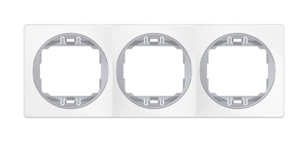 Рамка декоративная CADUCEUS ALING EON, трёхместная, горизонтальная