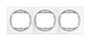 Рамка декоративная CADUCEUS ALING EON, трёхместная, горизонтальная