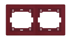 Рамка CADUCEUS ALING PRESTIGE декоративная, двухместная, горизонтальная