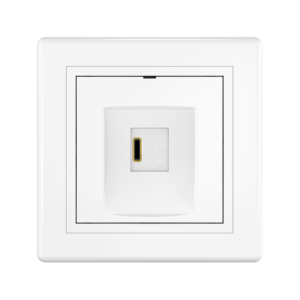 Розетка скрытой установки CADUCEUS ALING PRESTIGE USB, тип С, для зарядки 1-го устройства, 3А, 5В=, 250В~