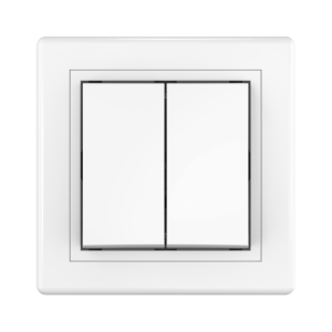 Выключатель скрытой установки CADUCEUS ALING PRESTIGE двухклавишный, 10АХ, 250В~