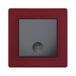 Выключатель скрытой установки CADUCEUS ALING PRESTIGE кнопочный, с символом «Звонок», 10А, 250В~