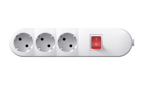 Колодка удлинителя CADUCEUS ALING с выключателем, 3х16А, 250В~