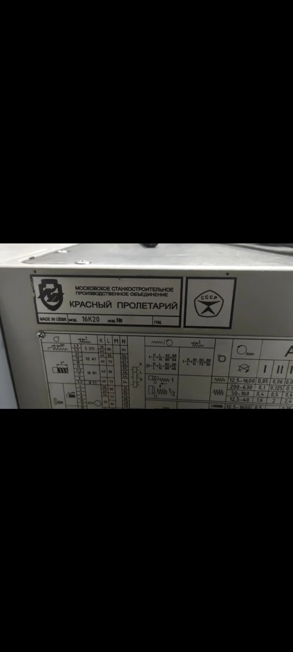 Описание токарно-винторезных станков модели 16К20