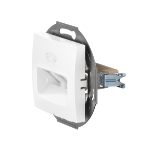 Розетка скрытой установки CADUCEUS ALING PRESTIGE 2хRJ12 6P2C двойная, телефонная, механизм