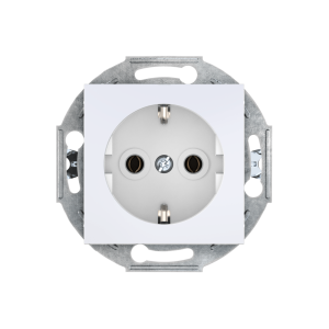 Механизм встраиваемой розетки CADUCEUS ALING PRESTIGE с керамическим основанием, с заземлением, без шторок, 16А, 250В~