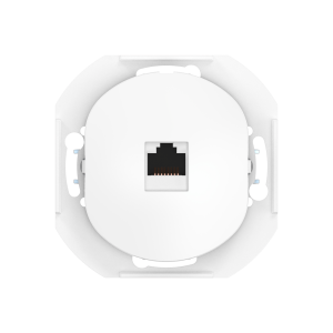Розетка скрытой установки компьютерная CADUCEUS ALING EON с модулем Keystone RJ45 8P8C, cat.6A, UTP, механизм