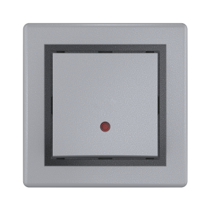 Выключатель скрытой установки CADUCEUS ALING PRESTIGE одноклавишный, проходной, с индикацией, 10АХ, 250В~