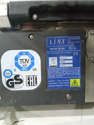 Каплеструйный маркиратор Linx 5900