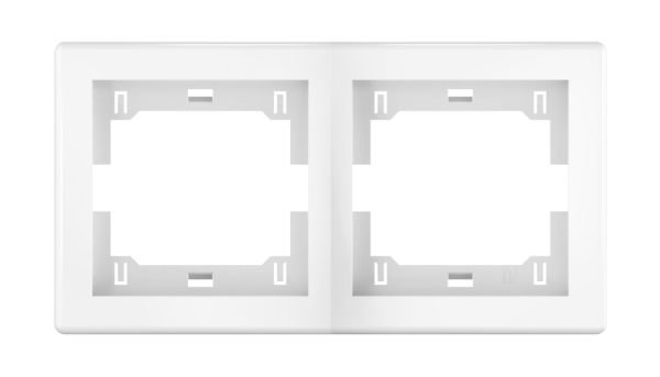 Рамка CADUCEUS ALING PRESTIGE декоративная, двухместная, горизонтальная