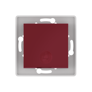 Выключатель скрытой установки CADUCEUS ALING PRESTIGE кнопочный, с символом «Звонок», 10А, 250В~, механизм