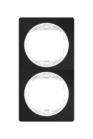 Рамка декоративная CADUCEUS ALING EON, двухместная, вертикальная