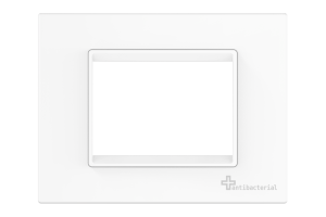 Рамка декоративная CADUCEUS ALING EXPERIENCE на 3 модуля с антибактериальной защитой