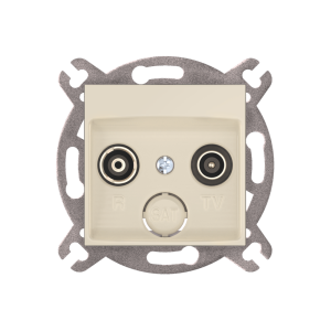 Механизм встраиваемой антенной TV/FM розетки CADUCEUS ALING PRESTIGE, оконечной