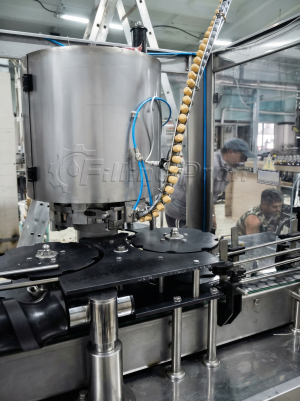 Автомат укупорочный роторный Камю, 7000 бут/ч