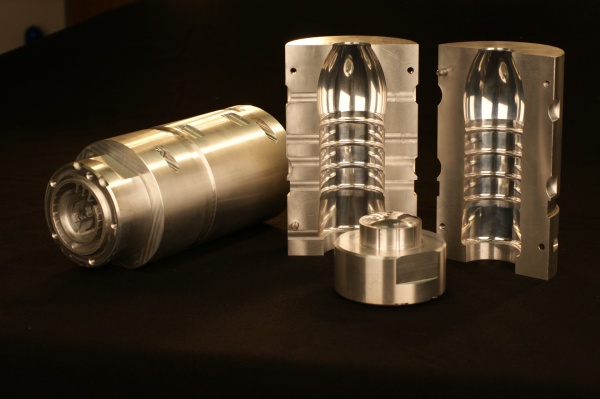 Пресс-форма для выдува ПЭТ-бутылок 0,6 л (2 гнезда)