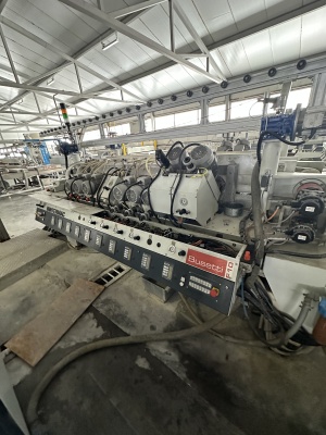 Линия с чпу для обработки стекла intermac busetti в хорошем состоянии