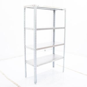 Стеллаж из нержавеющей стали 940х490х1600 (в разборе) оц.угол